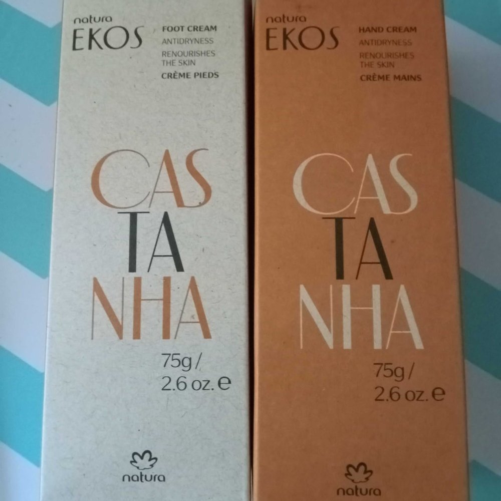 NEW Natura EKOS Castanha Hand & Foot Cream Set
